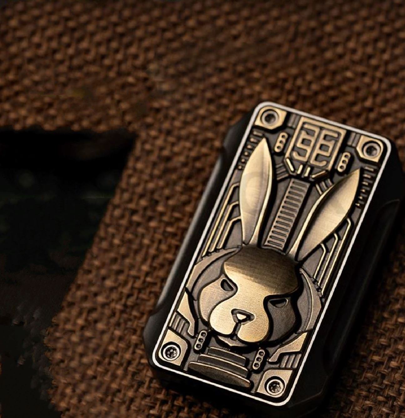 2023 WANWU LIMIT Edition Year of Rabbit Hand Push Slider | WANWU Special Limit Edition Metal Hand Push Fidget | New Limit Edition Wanwu Edc Hand Push Slider for Collection