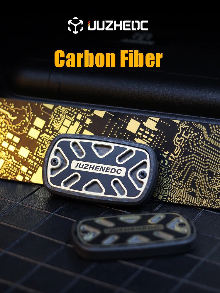 Carbon Fiber Hand Haptic Feel Push Pull Slider | Haptic Hand Push Pull PPB | Anti-stress Hand Push Pull Slider for Gift and Collection