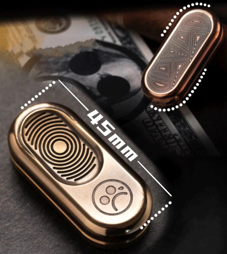 Dz Metal Push Brand PPB Hand Push Slider | Dz EDC Hand Haptic Push Slider Push Pop Fidget Toys | Metal Fidget Push Pop Toys Anti-Stress Autism ADHD Hand Slider for Gift