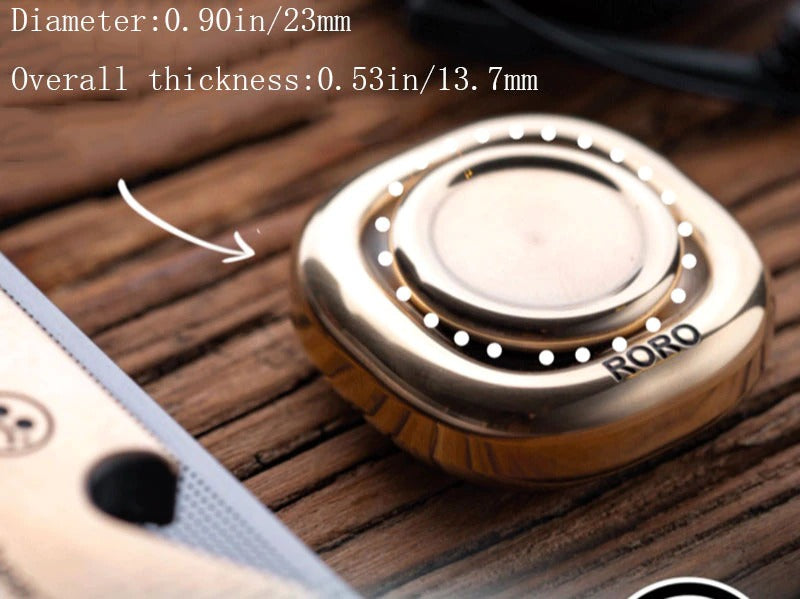 MINI Metal Hand Spinner Dz RORO | Dz RORO EDC Gyroscope Fidget Toy | Anti Stress Hand Fidget Spinner for Gift and Collection