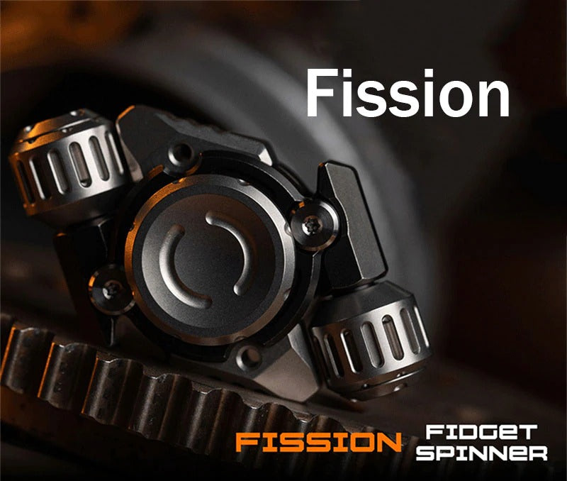 WANWU Fission Stainless Steel Hand Fidget Spinner | WANWU EDC Fission Hand Gyro Fidget Spinner | Metal Fission Gyro Hand Spinner for Gift & Collection