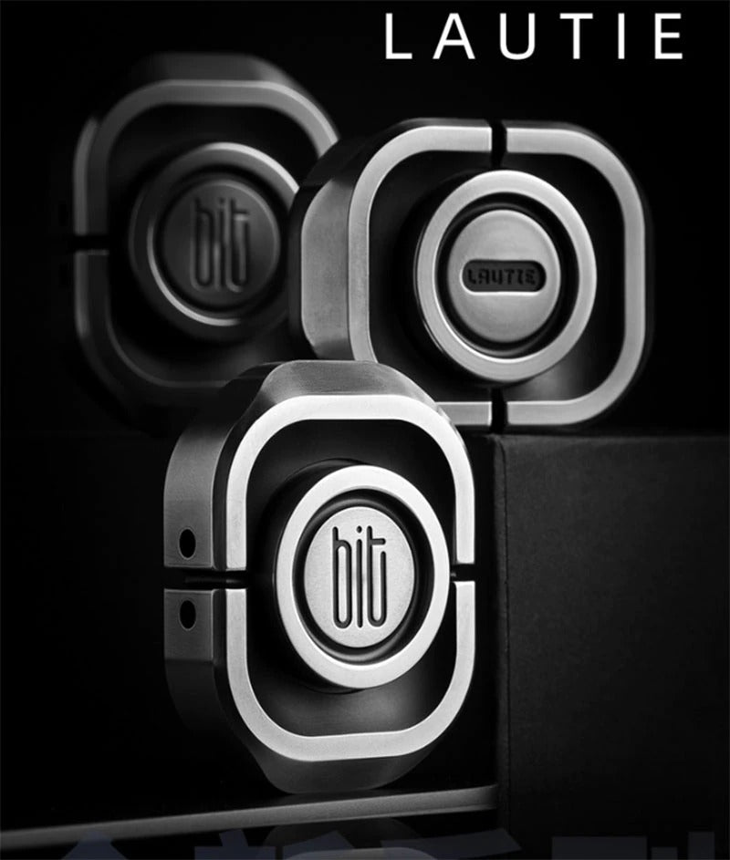Lautie BIT 01 Metal Mini Hand Spinner | Mini Lautie BIT 01 Square Fidget Spinner| Lautie EDC Bit 01 Hand Spinner for Gift and Collection