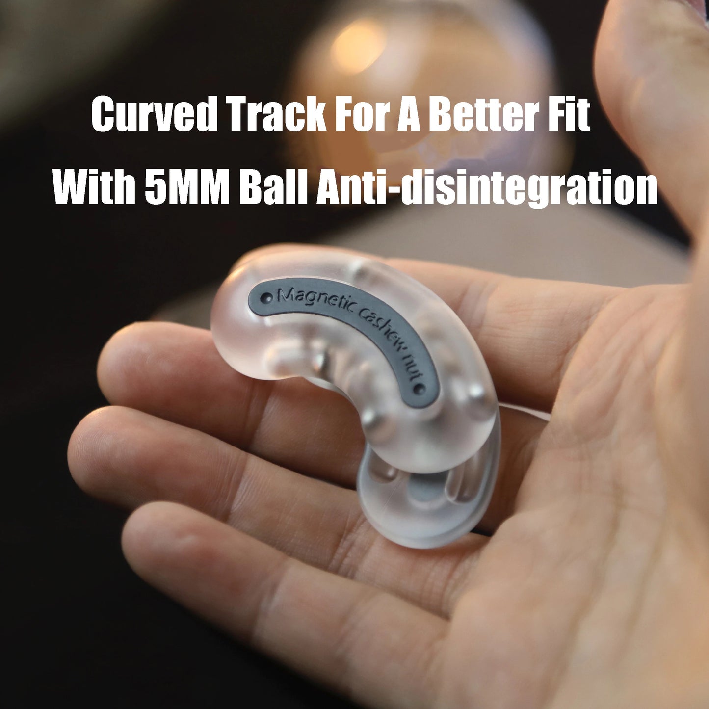 Gao Studio Cashew Nut Hand Push Slider | Gao Studio PC Cashsew Nut Hand Slider |Gao EDC PC Cashew Nut Hand Push Slider for Gift & Collection