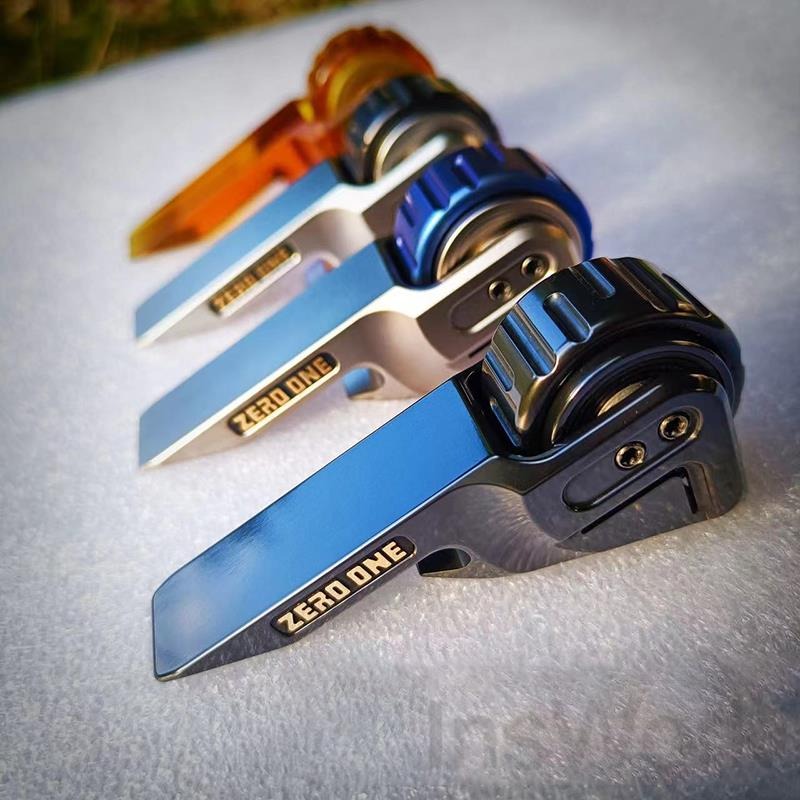New Zero One Mechanical Ratchet Crowbar Gyro Hand Slider |Zero 1 Mechanical Crowbar Hand Gyro Fidget |Zero 1 EDC Hand Crowbar for Collection