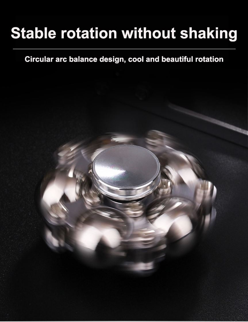 New Hot Fidget Desktop Rotation Spinner | New Desktop Rotation Flywheel Gyro Spinner for Gift and Collection
