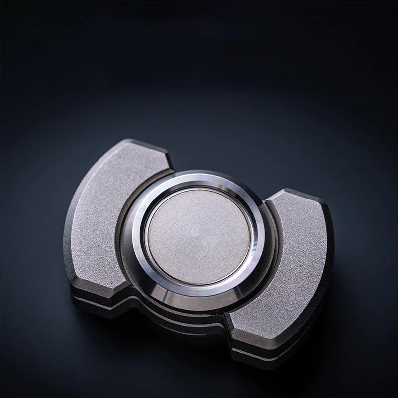 New Mini 3 in 1 Hand Fidget Spinner| Mini Three Way Slider Spinner Clicker | Mini EDC Magnetic Hand Slider for Collection & Gift