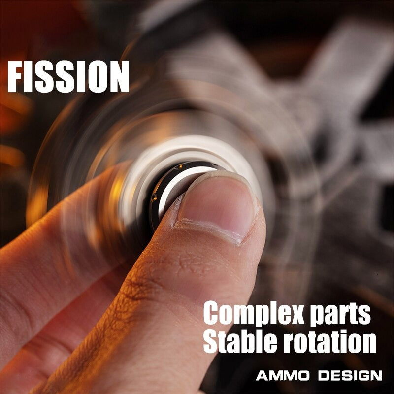WANWU Fission Stainless Steel Hand Fidget Spinner | WANWU EDC Fission Hand Gyro Fidget Spinner | Metal Fission Gyro Hand Spinner for Gift & Collection