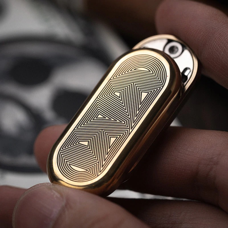Dz Metal Push Brand PPB Hand Push Slider | Dz EDC Hand Haptic Push Slider Push Pop Fidget Toys | Metal Fidget Push Pop Toys Anti-Stress Autism ADHD Hand Slider for Gift