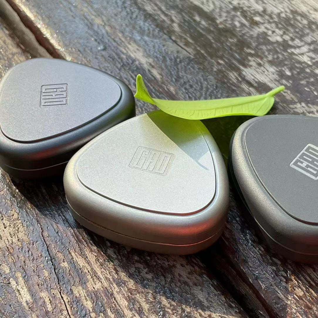 New Gao Studio Rock Rice Ball | Rice Ball 2.0 Hand Push Haptic Slider | EDC Hand Slider for Collection and Gift