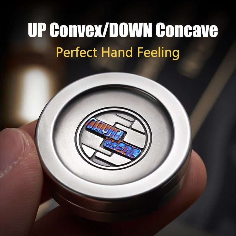 ACEdc MUYI Chinese Style Hand Haptic Coin Slider | ACEDC MUYI chopstick Teapots Coin Cap Hand Fidget Slider for Collection and Gift