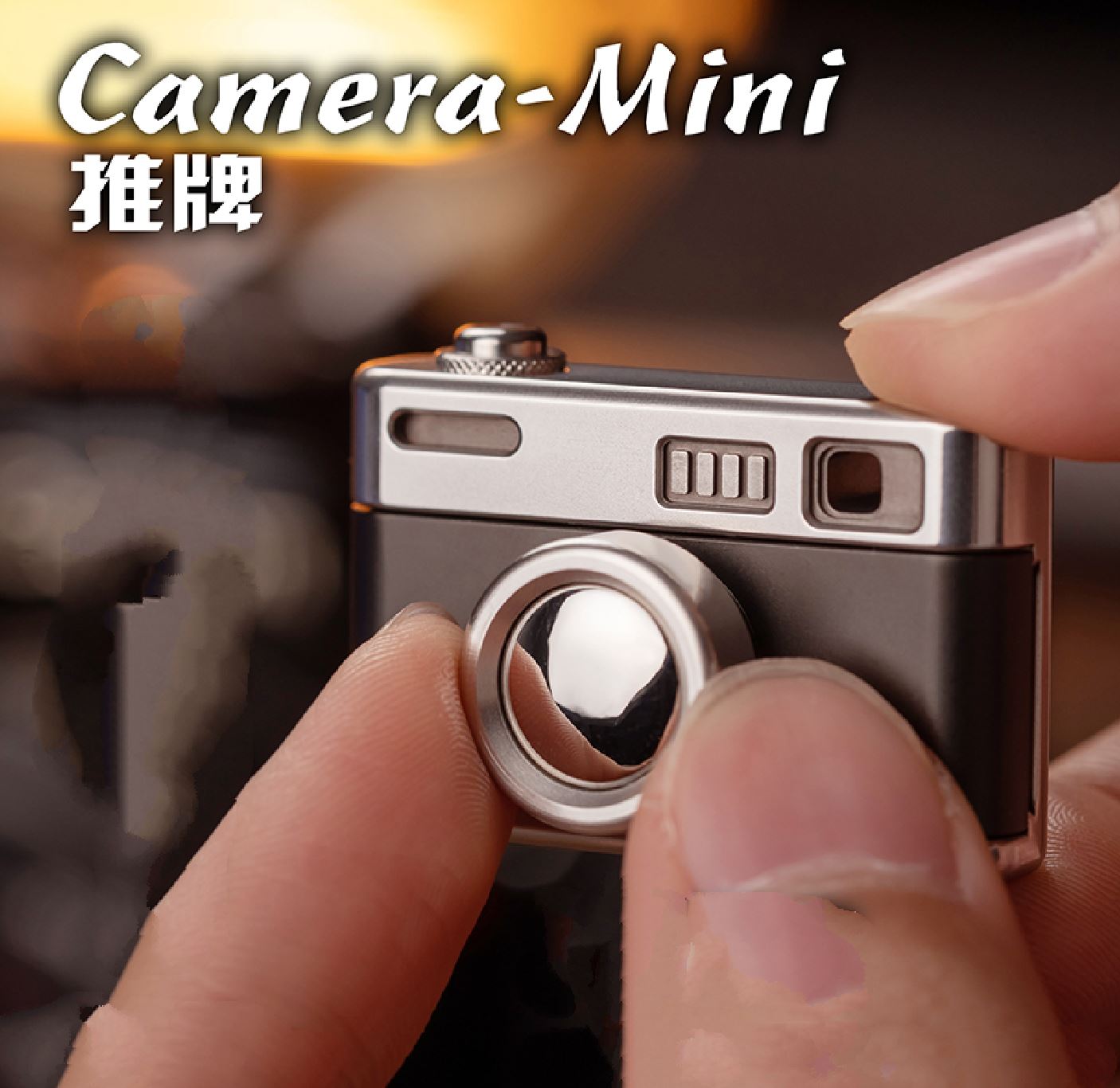 New Launching Camera Shape Mini Push Slider | New EDC Mini Camera Hand Clicker | New Mini Camera M Slider PPB for Collection and Gift