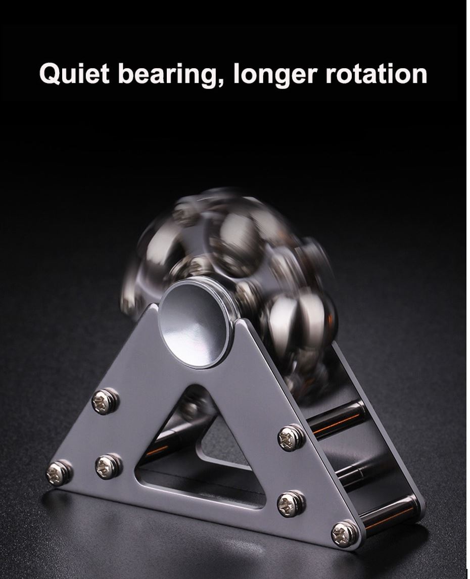 New Hot Fidget Desktop Rotation Spinner | New Desktop Rotation Flywheel Gyro Spinner for Gift and Collection