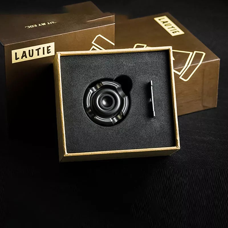 Lautie Noiz Metal Hand Spinner | Lautie Noise Stainless Steel Fidget Spinner | Noise EDC Titanium Hand Spinner for Gift & Collection