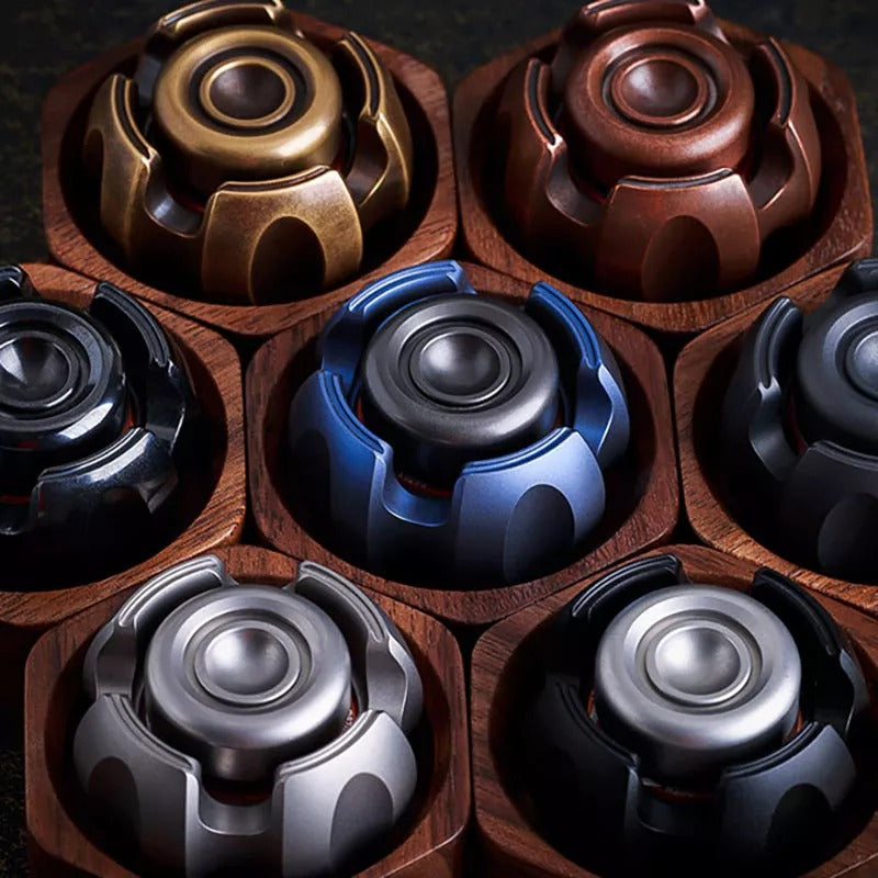 Lautie Noiz Metal Hand Spinner | Lautie Noise Stainless Steel Fidget Spinner | Noise EDC Titanium Hand Spinner for Gift & Collection