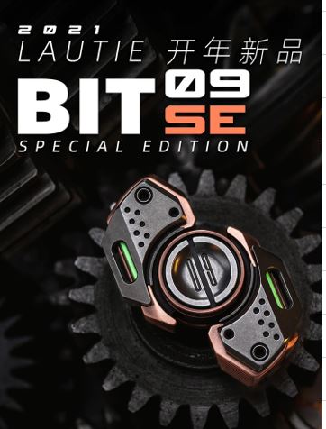 Lautie Bit 09SE Hand Gyro Spinner | Lautie Bit 09SE Hand Fidget Spinner| EDC Bit 09SE Hand Spinner for Gift and Collection