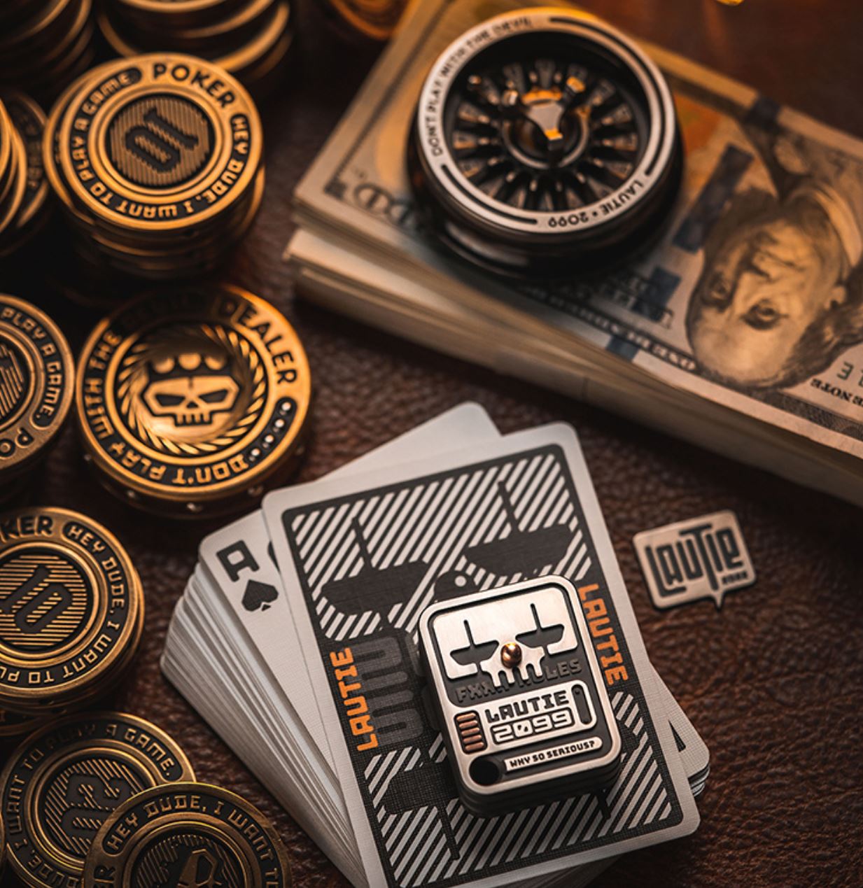 New Arrival Lautie Poker Card 3.0 Slider |Lautie New Shuffle 3.0 AAA_AKQ | New Lautie Poker Skull 3 Layer Slider for Gift & Collection.