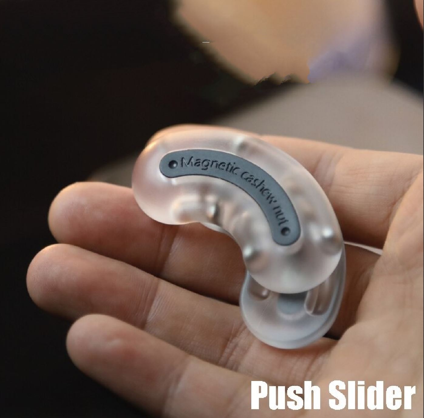Gao Studio Cashew Nut Hand Push Slider | Gao Studio PC Cashsew Nut Hand Slider |Gao EDC PC Cashew Nut Hand Push Slider for Gift & Collection
