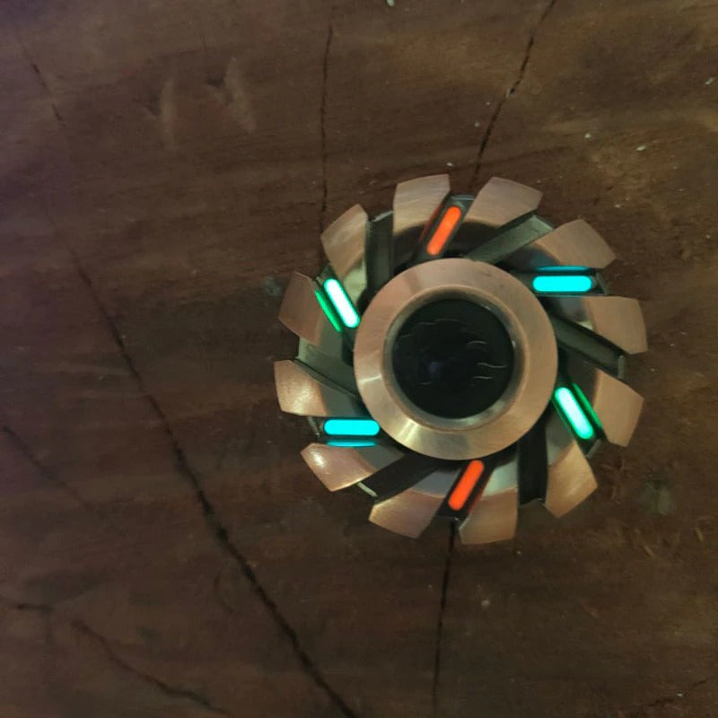 Colorful Luminous Hand Gyro Spinner | Metal Luminous Hand Fidget toys | EDC Luminous Hand Fidget Spinner for Fun and Gift Collection