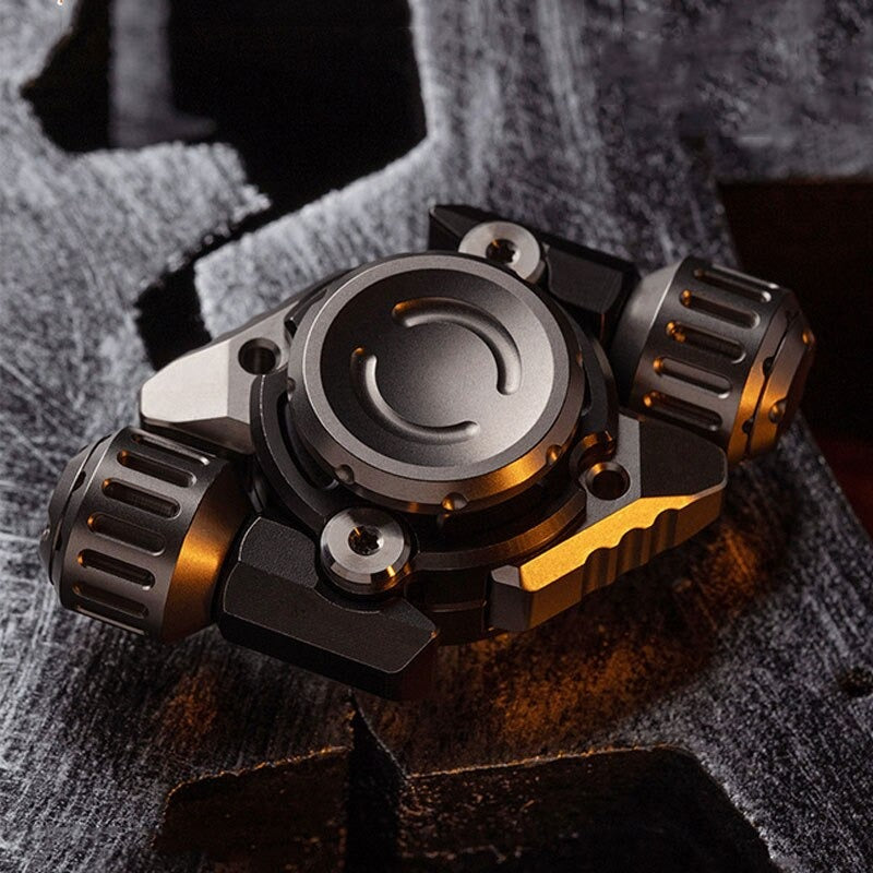WANWU Fission Stainless Steel Hand Fidget Spinner | WANWU EDC Fission Hand Gyro Fidget Spinner | Metal Fission Gyro Hand Spinner for Gift & Collection