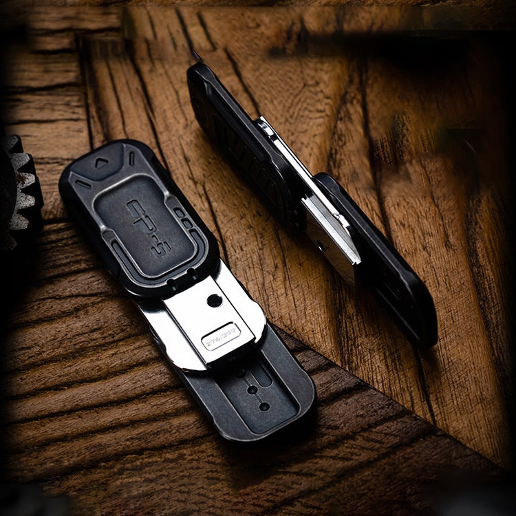 New Mackie Hand Push Slider Push Pop | Mackie CP-5 Hand Fidget Spinner Finger Push Decompression | CP-5 EDC Push Slider for Gift and Collection