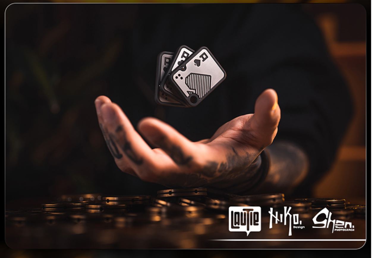 New Arrival Lautie Poker Card 3.0 Slider |Lautie New Shuffle 3.0 AAA_AKQ | New Lautie Poker Skull 3 Layer Slider for Gift & Collection.