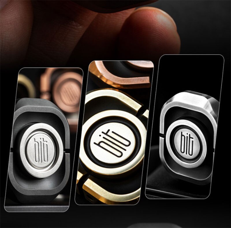 Lautie BIT 01 Metal Mini Hand Spinner | Mini Lautie BIT 01 Square Fidget Spinner| Lautie EDC Bit 01 Hand Spinner for Gift and Collection