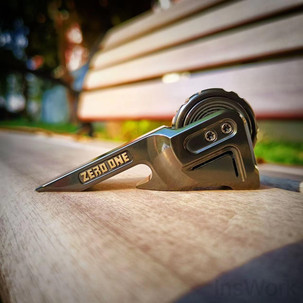 New Zero One Mechanical Ratchet Crowbar Gyro Hand Slider |Zero 1 Mechanical Crowbar Hand Gyro Fidget |Zero 1 EDC Hand Crowbar for Collection