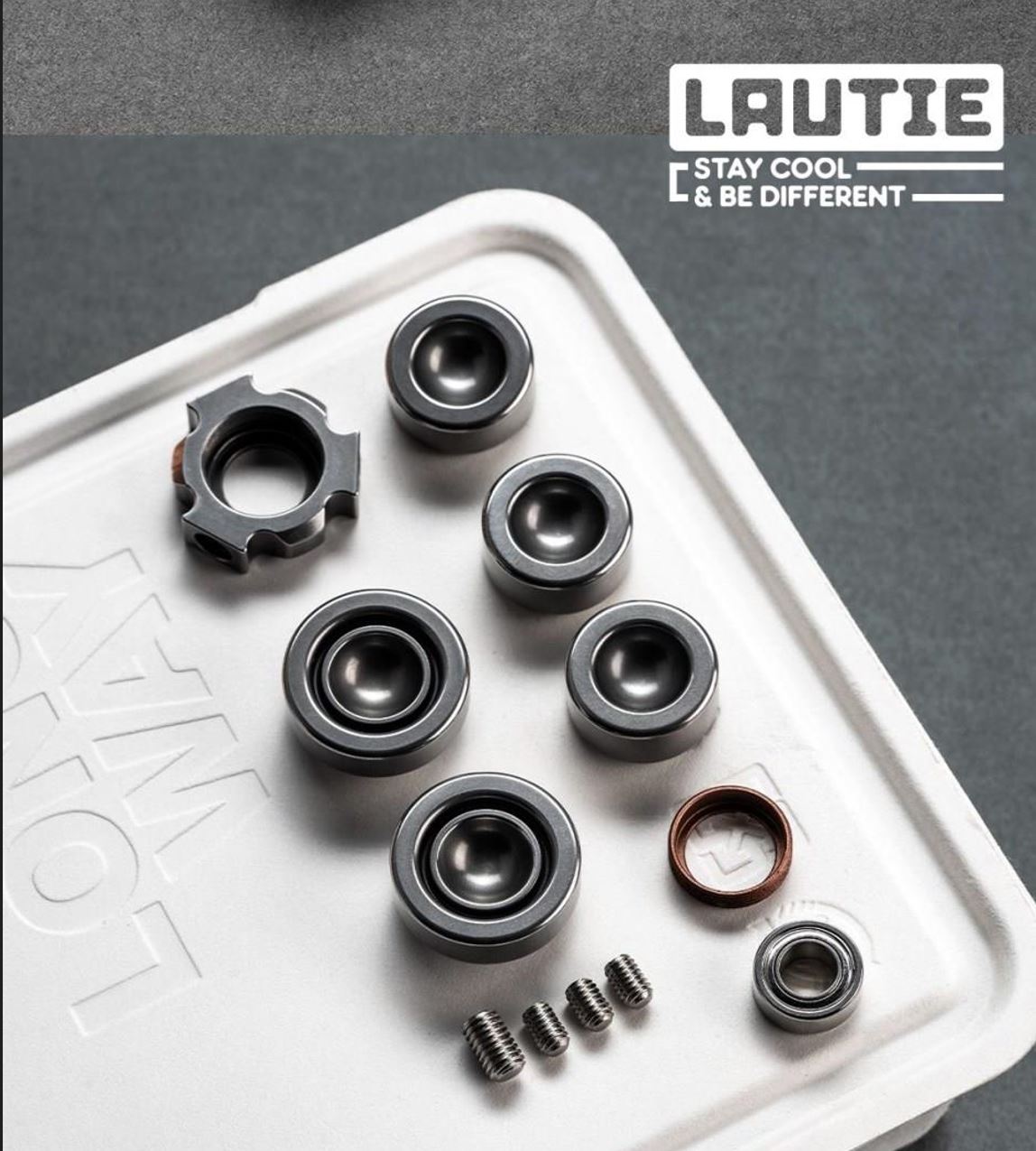 Lautie BIT00 Series Stainless Steel Hand Spinner | Lautie BIT00 Metal Gyro Hand Spinner |Lautie EDC BIT00 Hand Spinner for Gift & Collection