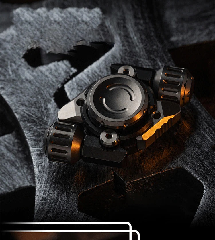WANWU Fission Stainless Steel Hand Fidget Spinner | WANWU EDC Fission Hand Gyro Fidget Spinner | Metal Fission Gyro Hand Spinner for Gift & Collection