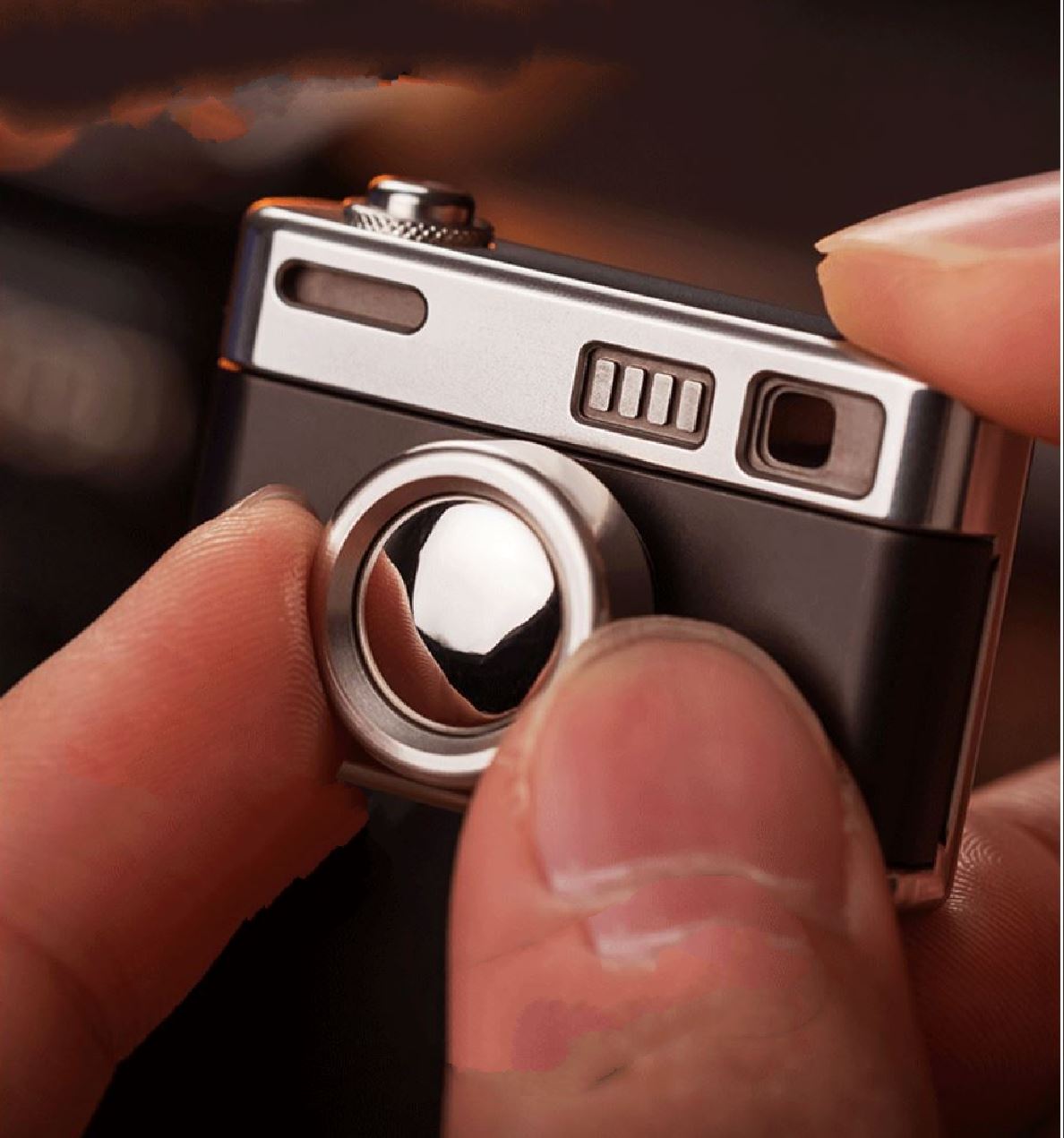 New Launching Camera Shape Mini Push Slider | New EDC Mini Camera Hand Clicker | New Mini Camera M Slider PPB for Collection and Gift