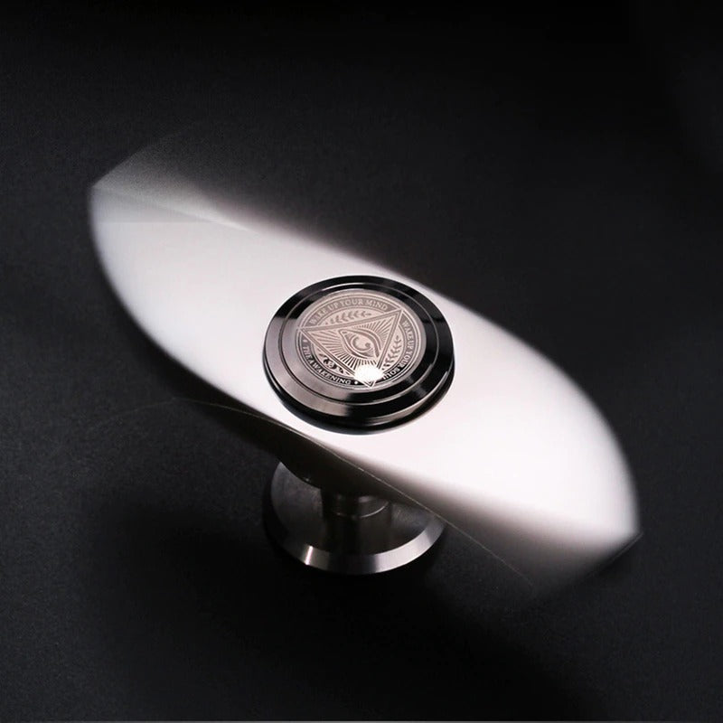 Eye Stylist Autism Metal Hand Spinner | Anti Stress Adult Toys Stress Reliever | Pure Steel Spinner for Gift and Collection