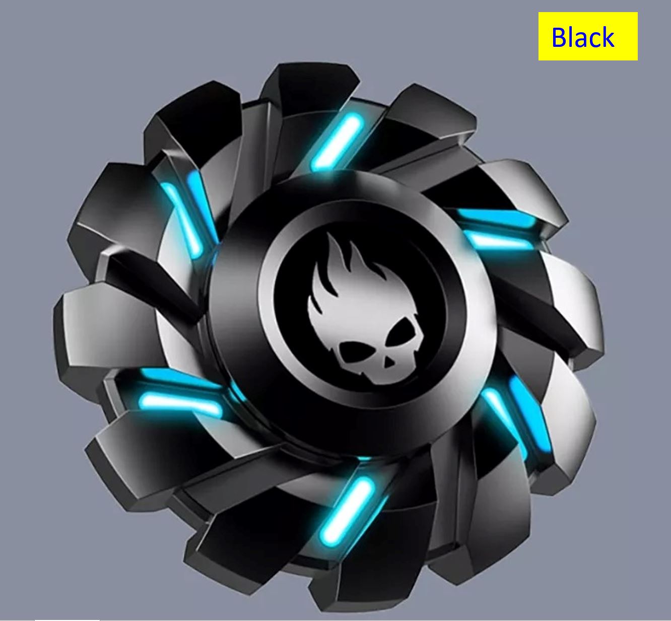 Colorful Luminous Hand Gyro Spinner | Metal Luminous Hand Fidget toys | EDC Luminous Hand Fidget Spinner for Fun and Gift Collection