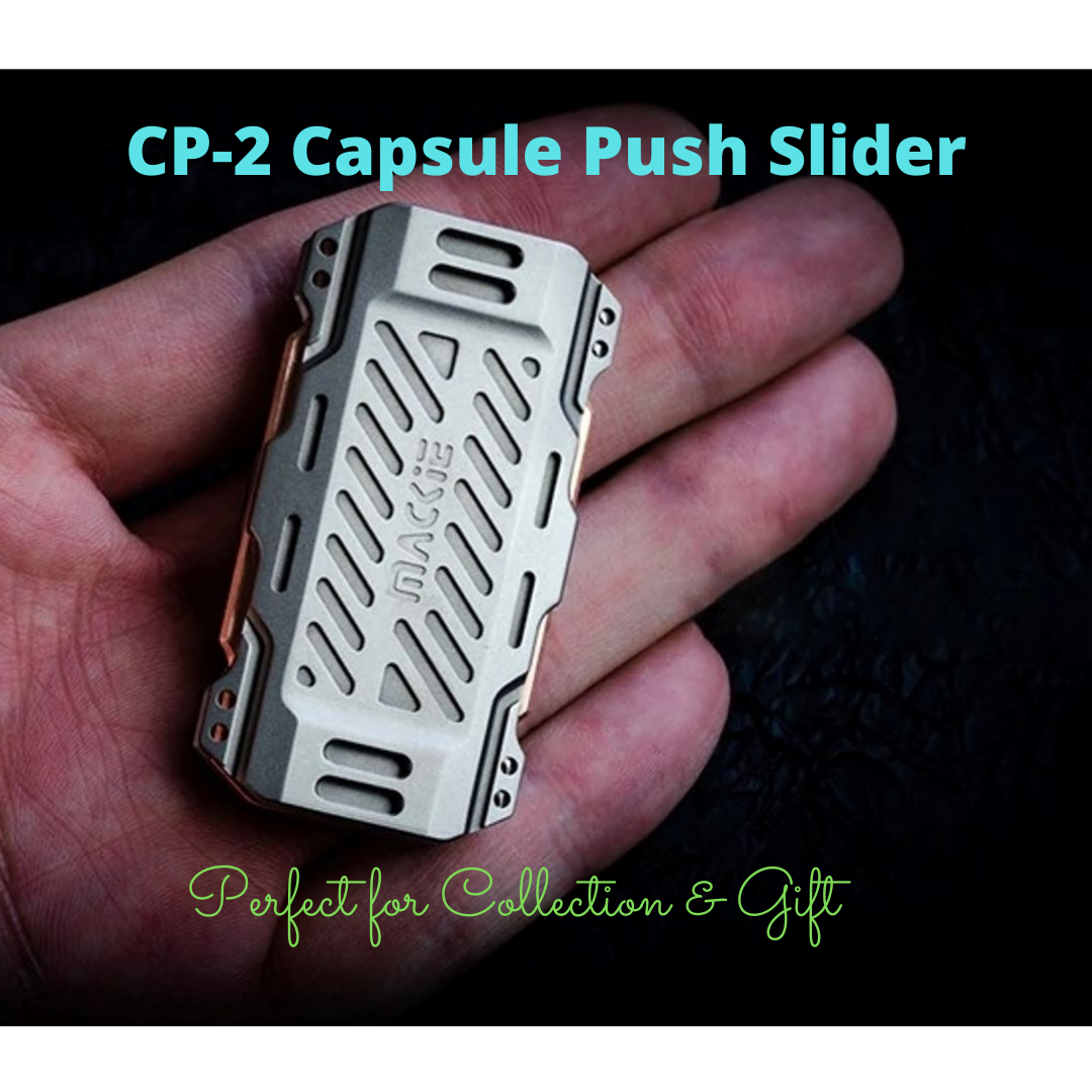 CP2S New Capsule Push Haptic Slider | New CP-2S Haptic Capsule PPB | CP-2S Card Push Pull Haptic Sound Feel Slider for Collection and Gift