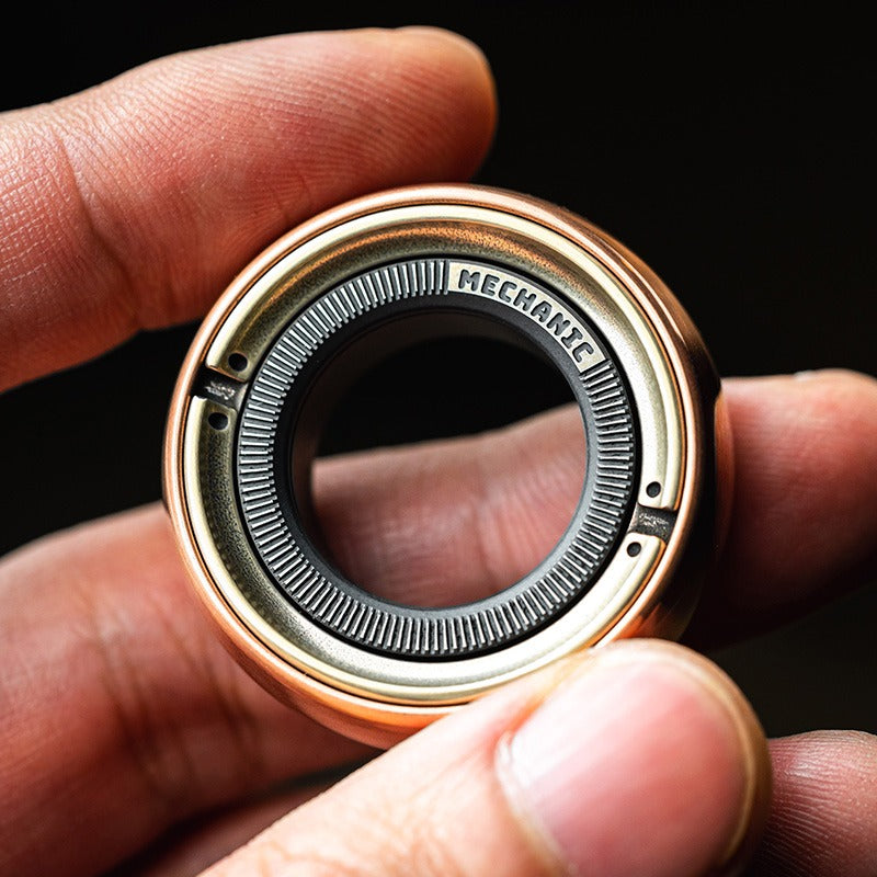 New Launching Lautie SpyWar Mechanic C Stainless Steel Ring Hand Finger Spinner | Lautie Mechanic C Finger Ring Spinner for Gift and Collection