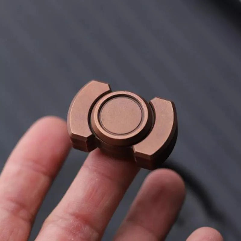 New Mini 3 in 1 Hand Fidget Spinner| Mini Three Way Slider Spinner Clicker | Mini EDC Magnetic Hand Slider for Collection & Gift