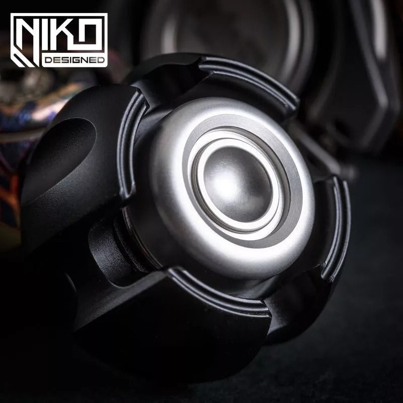 Lautie Noiz Metal Hand Spinner | Lautie Noise Stainless Steel Fidget Spinner | Noise EDC Titanium Hand Spinner for Gift & Collection