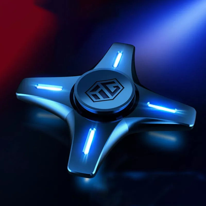 Luminous Hand Fidget Gyro Spinner | Metal Hand Gyro Spinner with Luminous Perfect for Gift & Collection