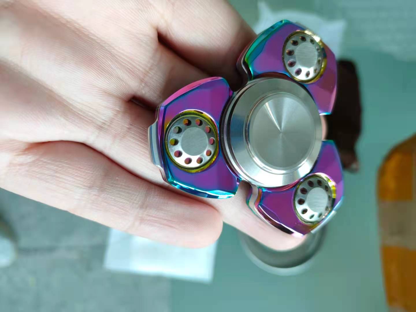 High Quality Metal Hand Spinner | EDC Anti-stress Hand Gyro Spinner | Gyro Metal Spinner for Autism and ADHD| for Gift and Collection