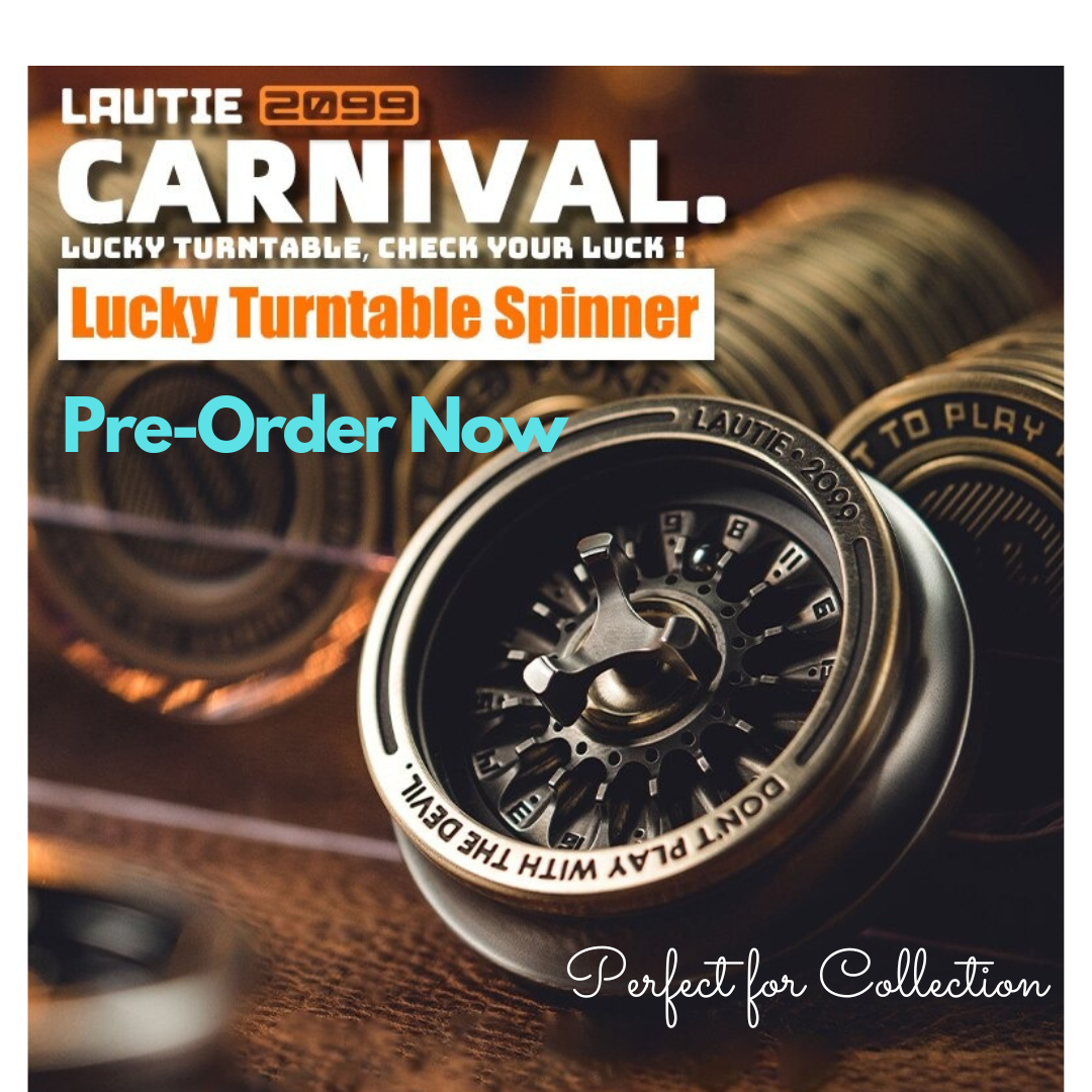 Lautie 2099 Series Lucky Turn Table Hand Gyro Spinner | Lautie Lucky Turn Table Hand Gyro Fidget for Collection and Gift
