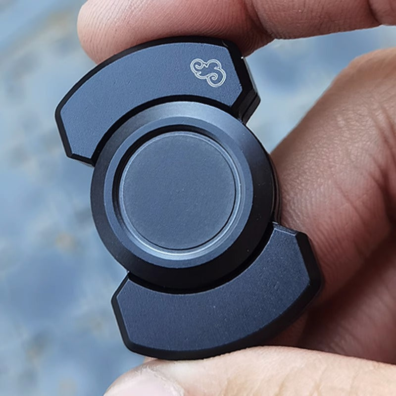 New Mini 3 in 1 Hand Fidget Spinner| Mini Three Way Slider Spinner Clicker | Mini EDC Magnetic Hand Slider for Collection & Gift