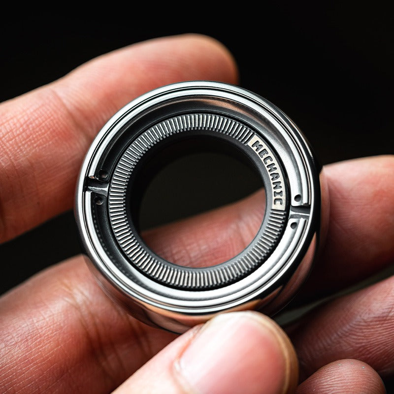 New Launching Lautie SpyWar Mechanic C Stainless Steel Ring Hand Finger Spinner | Lautie Mechanic C Finger Ring Spinner for Gift and Collection
