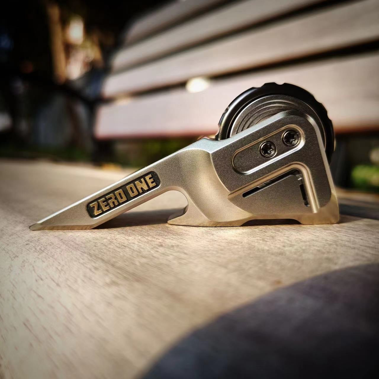 New Zero One Mechanical Ratchet Crowbar Gyro Hand Slider |Zero 1 Mechanical Crowbar Hand Gyro Fidget |Zero 1 EDC Hand Crowbar for Collection
