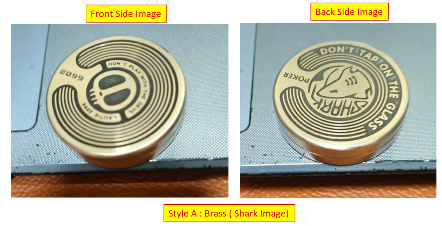 Mini Magnetic Coin Shape Haptic Sound Push Slider | Mini EDC Magnetic Coin Haptic Feel PPB | Mini Coin Shape Sound Push Slider
