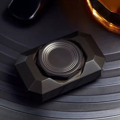 Mini Block Gamestone Stainless Steel Hand Gyro Spinner | Mini EDC Copper Block Hand Fidget Spinner |Mini Metal Hand Gyro fidget toy for gift & Collection.