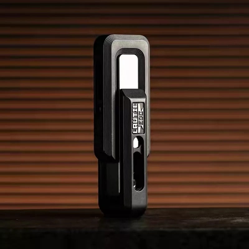 New Lautie Spywar X-Lock Magnetic Stainless Steel Double Push Slider | Lautie X-Lock EDC ADHD Hand Push Slider | Lautie Metal Spywar Double Push Slider for Collection and Gift