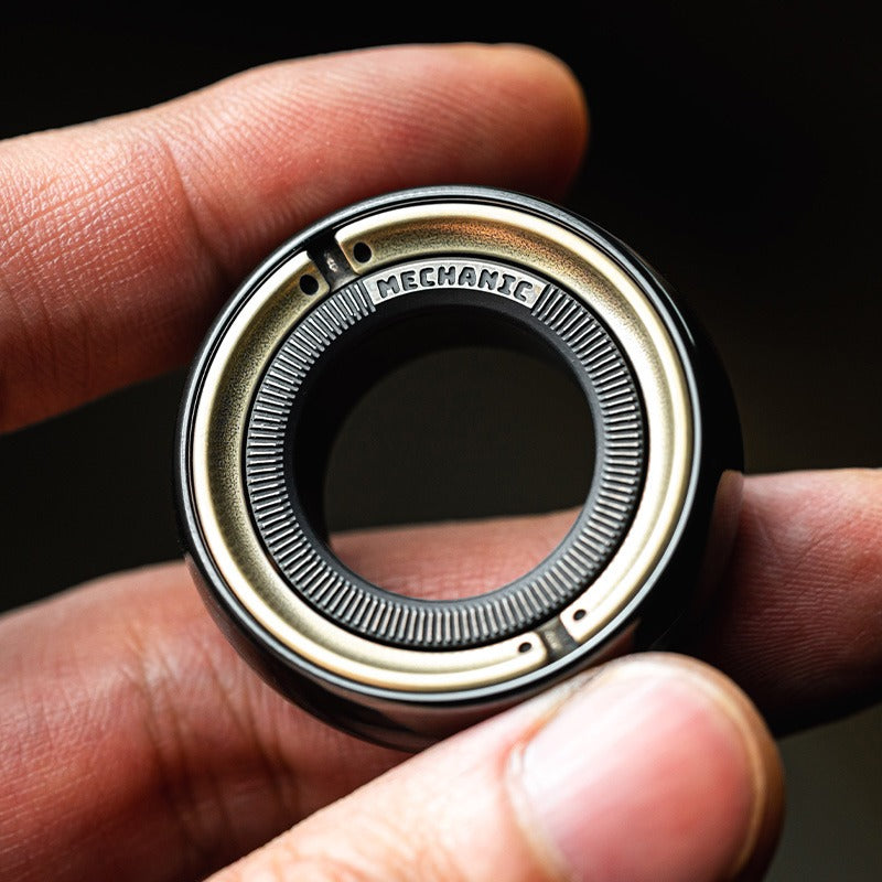 New Launching Lautie SpyWar Mechanic C Stainless Steel Ring Hand Finger Spinner | Lautie Mechanic C Finger Ring Spinner for Gift and Collection