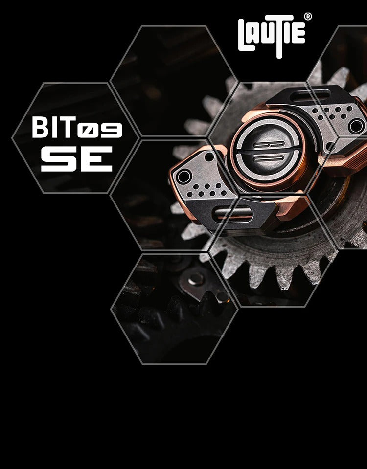 Lautie Bit 09SE Hand Gyro Spinner | Lautie Bit 09SE Hand Fidget Spinner| EDC Bit 09SE Hand Spinner for Gift and Collection