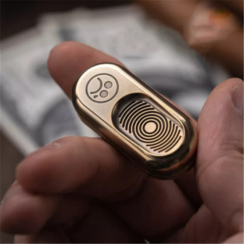Dz Metal Push Brand PPB Hand Push Slider | Dz EDC Hand Haptic Push Slider Push Pop Fidget Toys | Metal Fidget Push Pop Toys Anti-Stress Autism ADHD Hand Slider for Gift