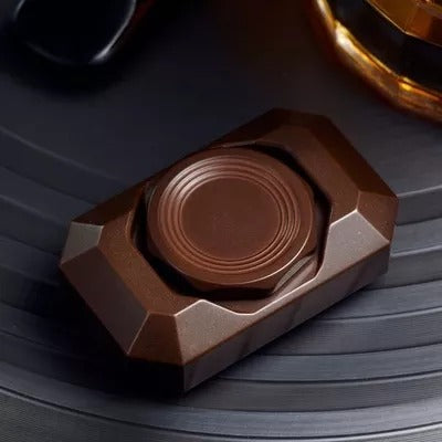 Mini Block Gamestone Stainless Steel Hand Gyro Spinner | Mini EDC Copper Block Hand Fidget Spinner |Mini Metal Hand Gyro fidget toy for gift & Collection.