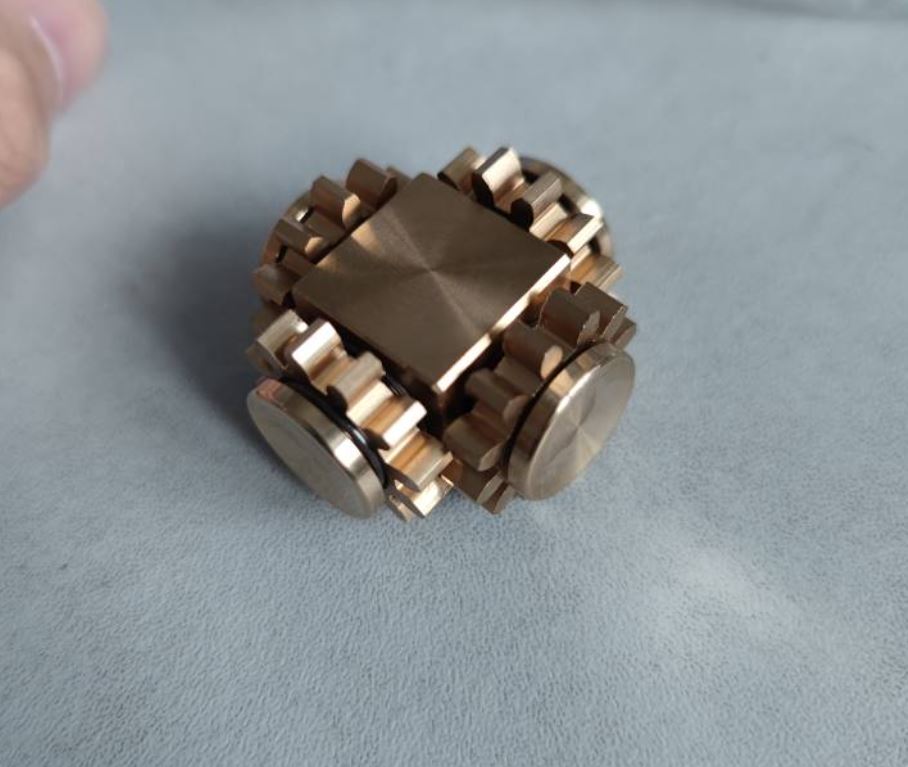 Gyro Pure Brass | Copper High Precision Gear Fidget Spinner